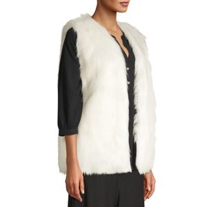 White Fur Vest